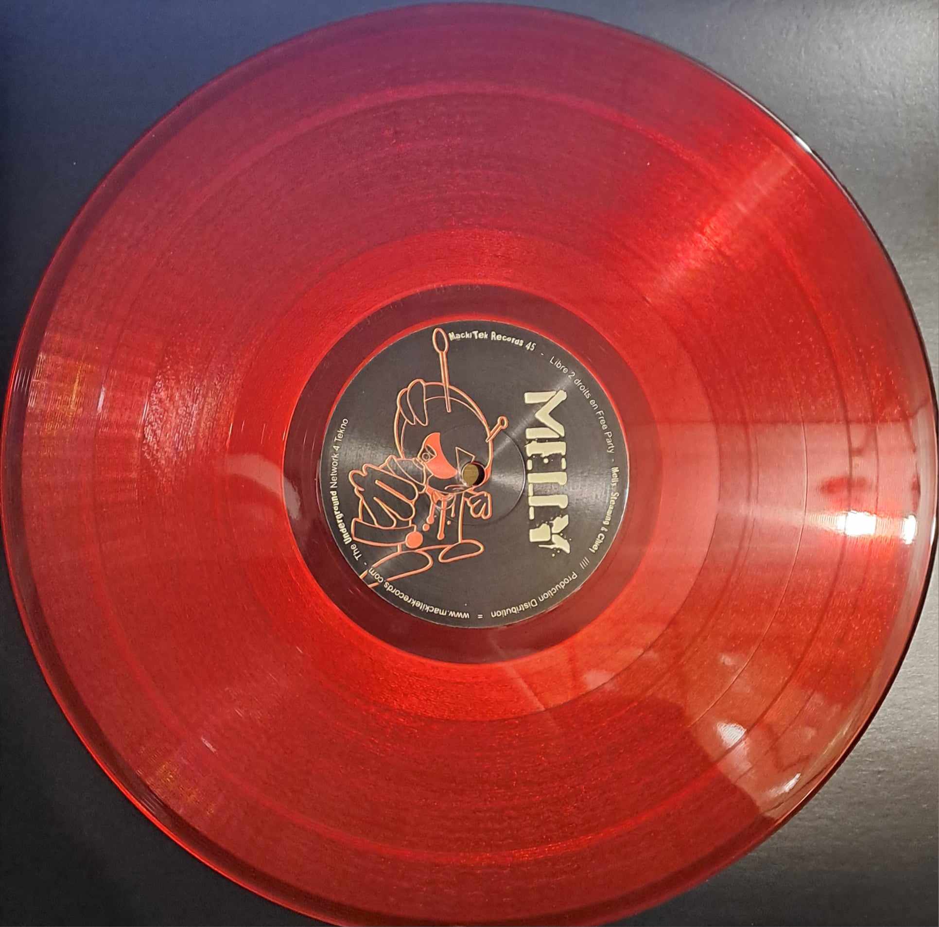 Mackitek 45 RED - vinyle freetekno